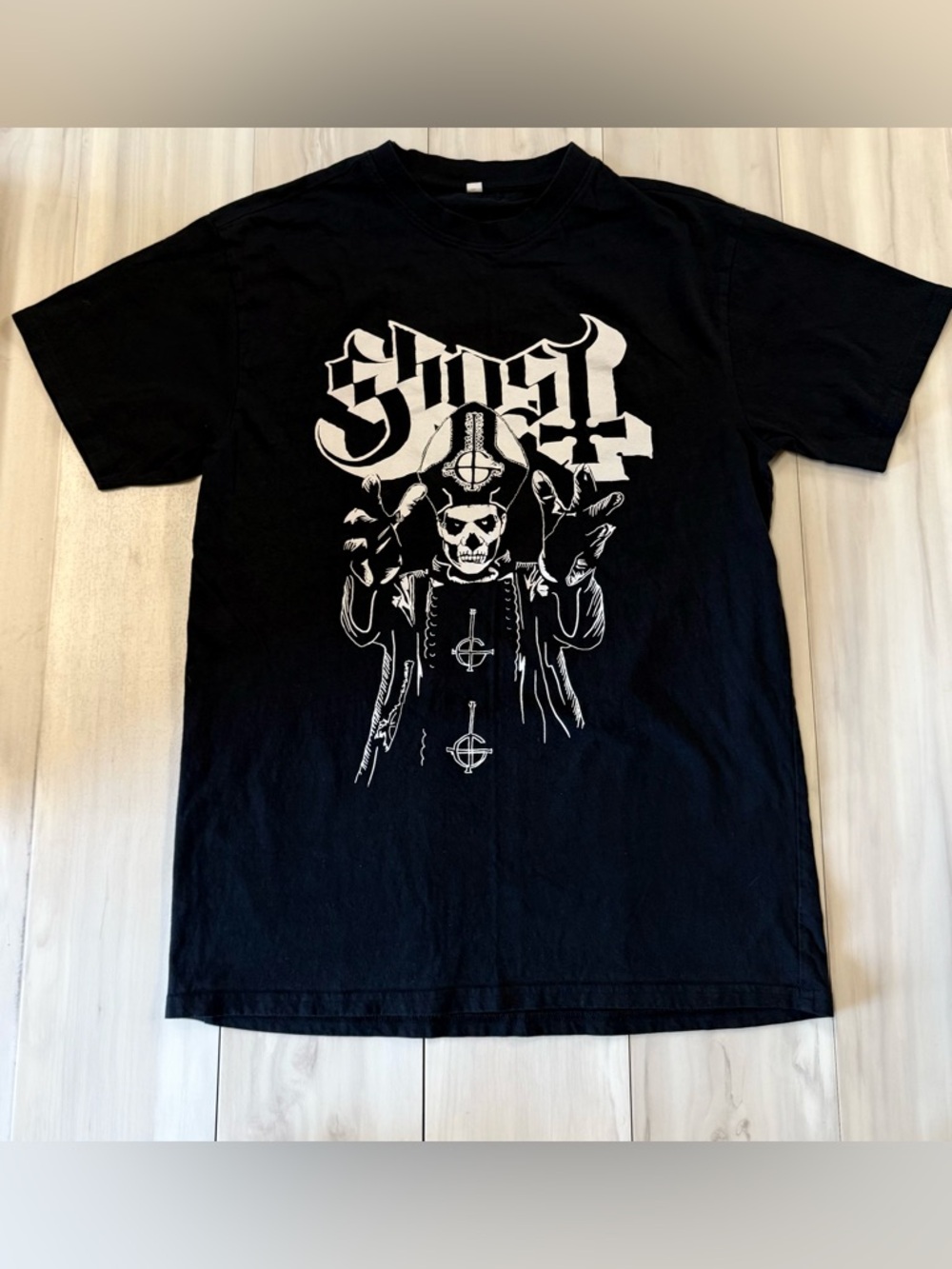 Ghost Band Black Graphic T-Shirt